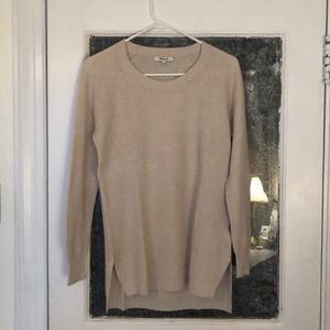 Madewell textured pullover sweater in Oatmeal - S